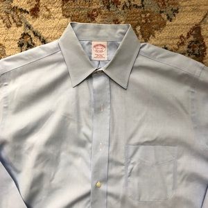 Brooks Brothers Dress Shirt Light Blue Long Sleeve